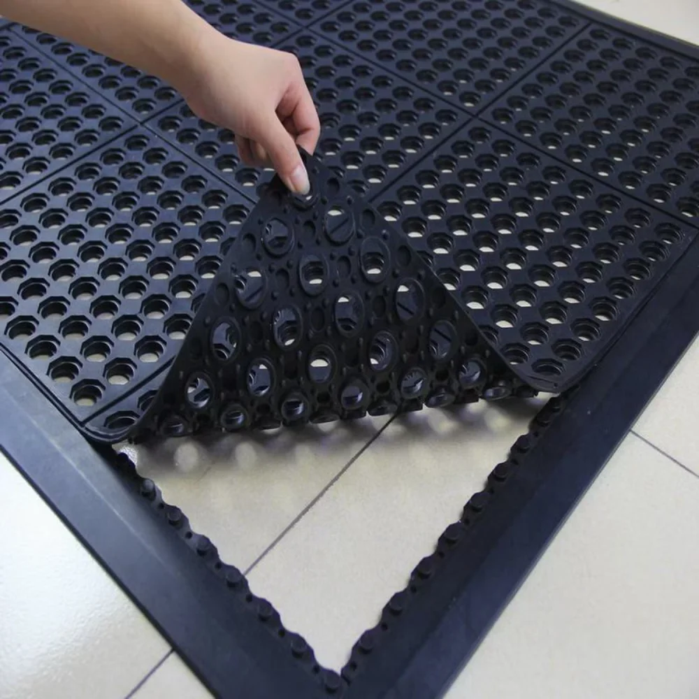 Durable hollow mats with anti-slip design for modern homes, gyms, and industrial flooring solutions.