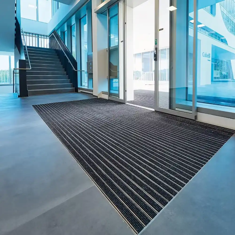 Modern rubber Mats Dubai in Residential Entrances trap dirt and moisture to keep interiors pristine.