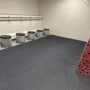 Successful installation of ablution mats at Al Quoz 2 Al Khail Gate Mosque in Dubai