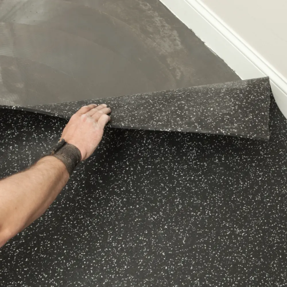 rubber flooring installation Dubai affordable price same day.