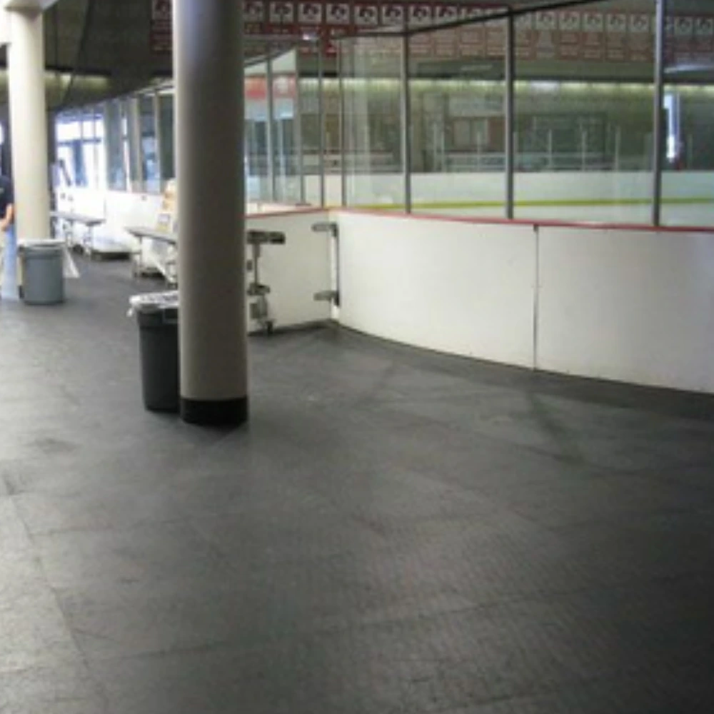 rubber flooring roll for fitness center and sports facility.