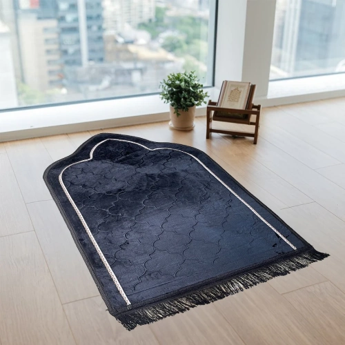 Finished prayer mats Dubai project delivering comfortable Islamic prayer carpets with elegant designs.