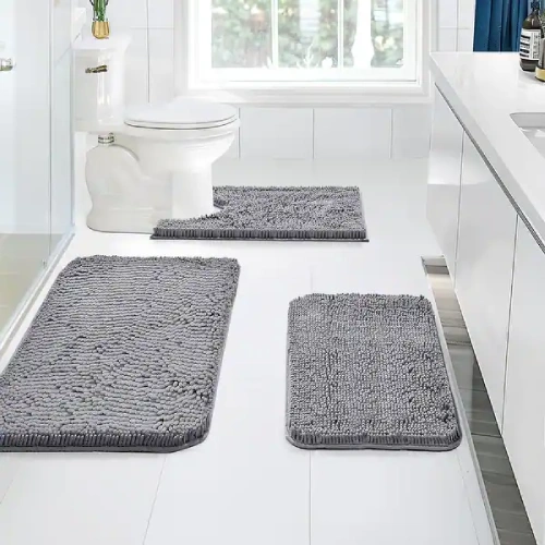 High-quality bathroom set mats for residential and commercial bathrooms with durable construction