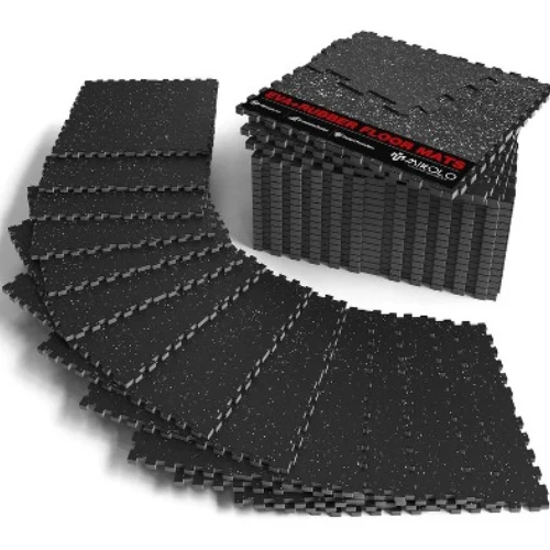 Rubber Gym Mats vs EVA Foam Mats comparison showing durability, shock absorption, and floor protection.
