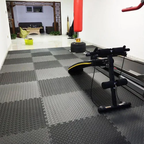 Shock-absorbing best gym mats for home workouts fitness room
