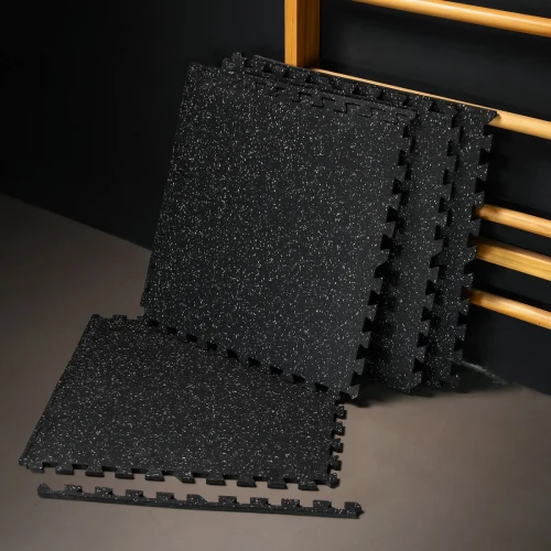 Interlocking Rubber Mats for durable gym, garage and commercial flooring