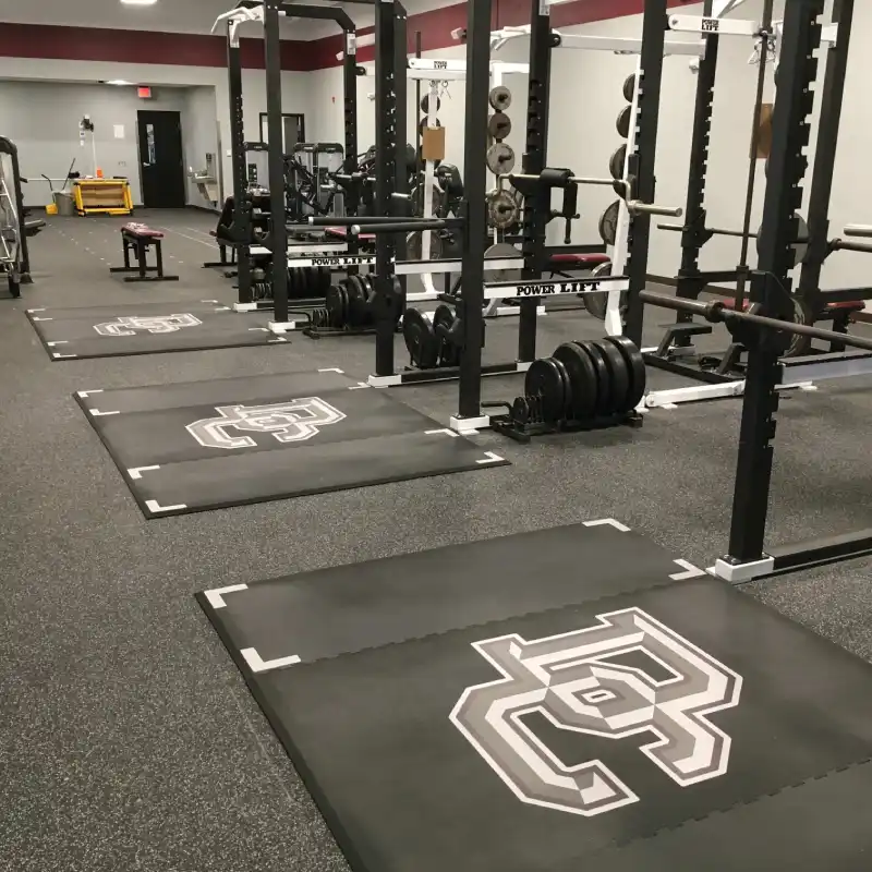 Shop heavy duty gym mats for weightlifting areas