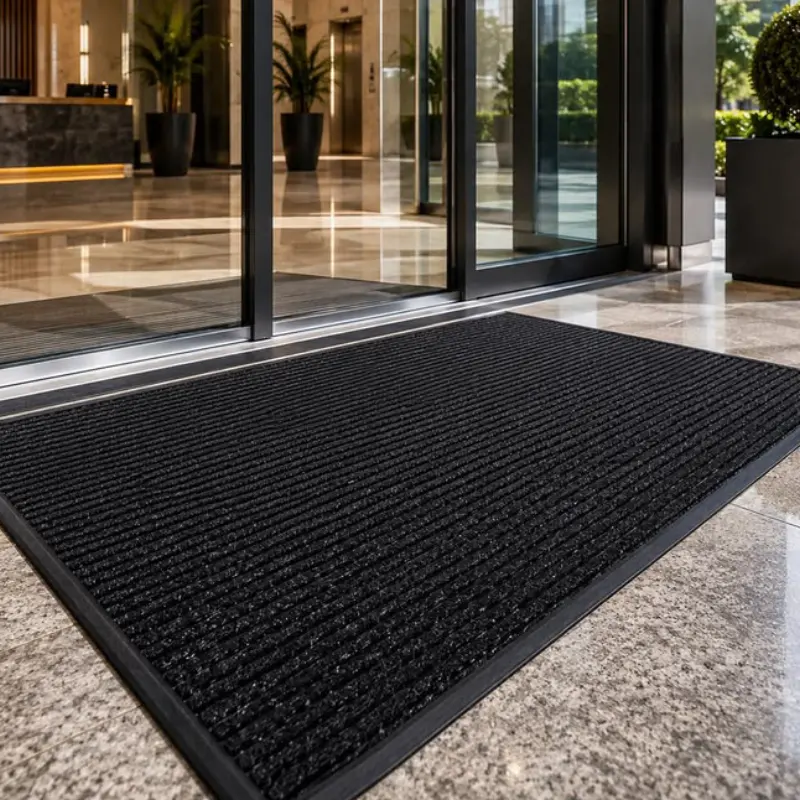 Get Rubber Outdoor Mats for entrances with strong traction, water resistance, and lasting durability