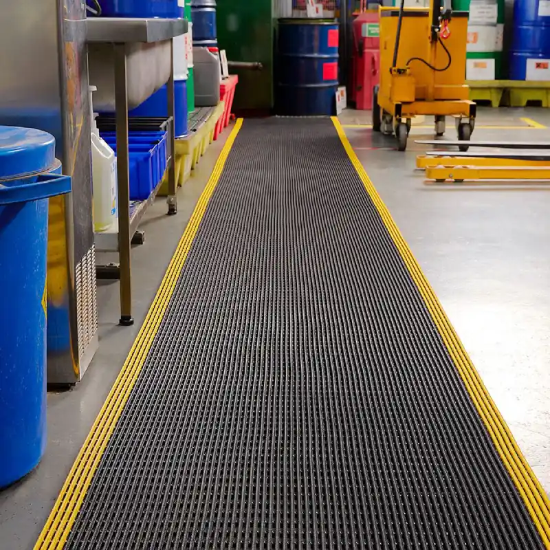 Get industrial mats for workshops, warehouses, and work areas with durable traction and floor protection.